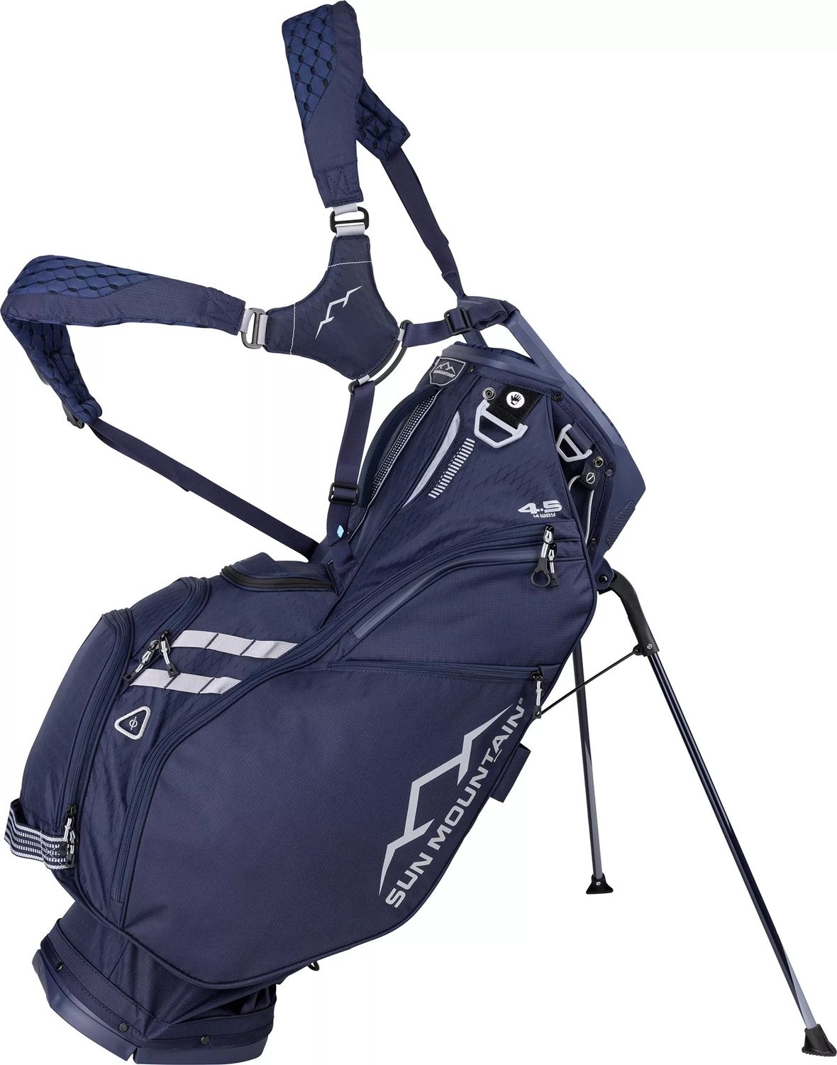 MAIN IMAGE OF SUN MOUNTAIN UNISEX 4.5LS 14-WAY VLO STAND BAG IN NAVY WITH CONVENIENT STORAGE