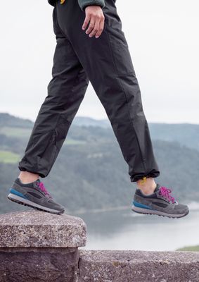 Women&#39;s hiking pants with a durable, water-repellent finish and stretchy fabric for mobility on outdoor adventures.