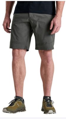 FRONT VIEW OF KUHL MENS FREE RADIKL SHORT WITH PREMIUM BREATHABILITY AND UPF 50+ SUN PROTECTION