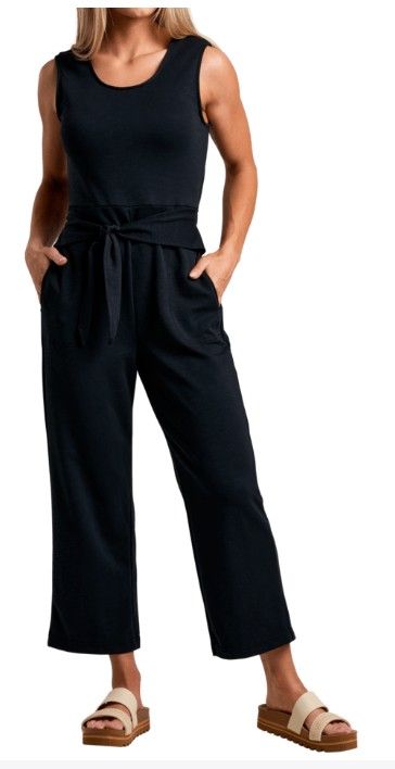 FRONT VIEW OF KUHL WOMENS ELLA JUMPSUIT WITH BREATHABILITY AND UPF 30 SUN PROTECTION