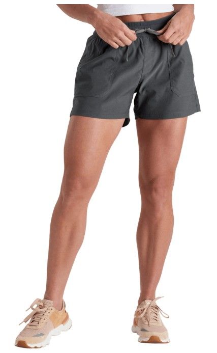 FRONT VIEW OF KUHL WOMENS TREKR PULL ON SHORT WITH QUICK-DRYING AND UPF 50+ SUN PROTECTION