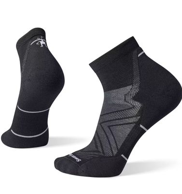 FULL VIEW OF SMARTWOOL MENS RUN TARGETED CUSHION ANKLE SOCKS WITH ODOR RESISTANCE