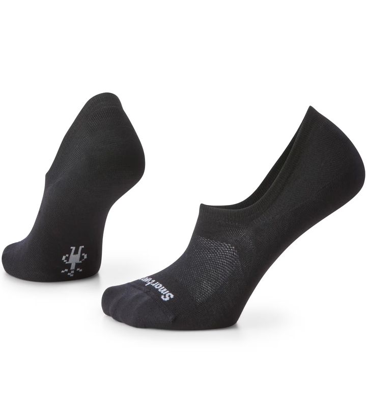 FULL VIEW OF SMARTWOOL UNISEX EVERYDAY NO SHOW SOCKS WITH ALL-DAY COMFORT AND BREATHABILITY