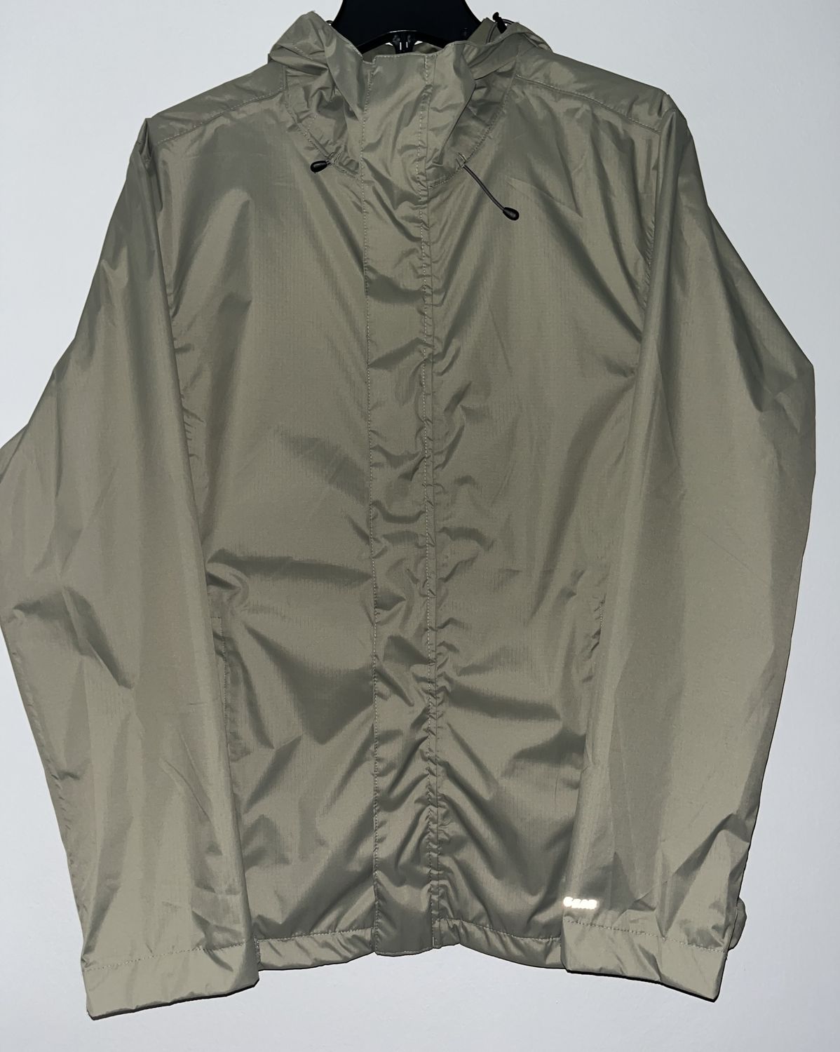 MAIN IMAGE OF BOULDER GEAR MENS STRATUS RAIN JACKET IN GRAVEL SMALL WITH WATERPROOFING