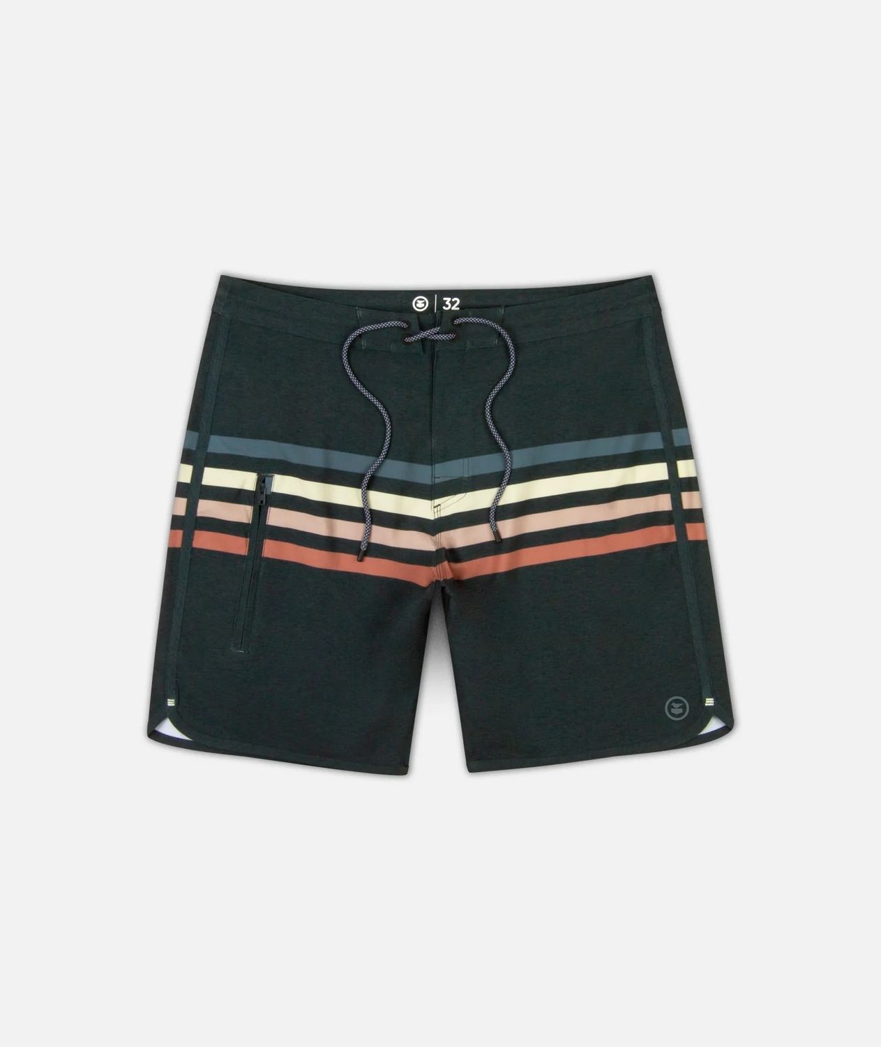 MAIN IMAGE OF JETTY MENS ATLANTIC BOARD SHORT IN INDIGO 30 8.5&quot; WITH QUICK-DRYING