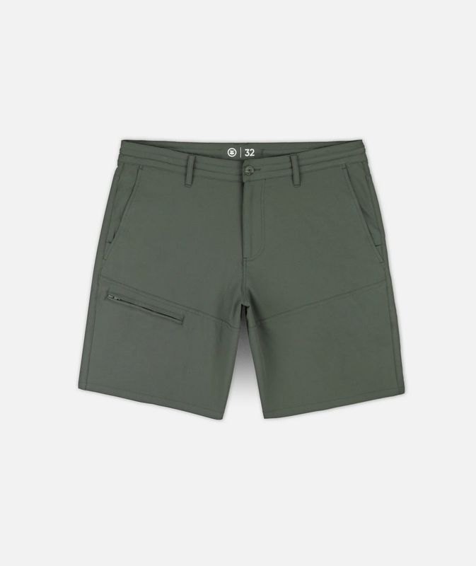FRONT VIEW OF JETTY MENS MORDECAI UTILITY SHORT WITH QUICK-DRYING AND ANTI-ODOR