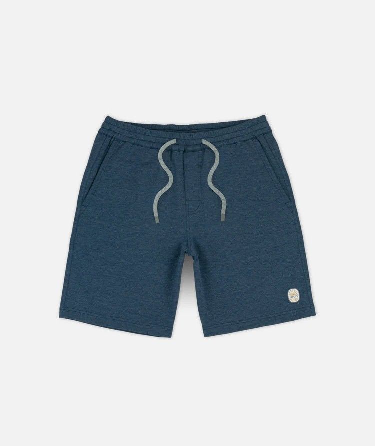 MAIN IMAGE OF JETTY MENS SKIPPER LOUNGE SHORT IN NAVY SMALL 8&quot; WITH SOFT FABRIC