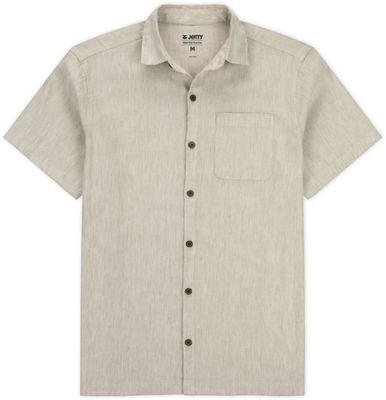 FRONT VIEW OF JETTY MENS DAYBREAK SHORT SLEEVE SHIRT WITH BREATHABLILITY AND LIGHTWEIGHT COMFORT