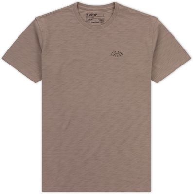 FRONT VIEW OF JETTY MENS SEDGE PREMIUM SLUB SHORT SLEEVE SHIRT WITH RELAXED FIT AND SOFT FABRIC