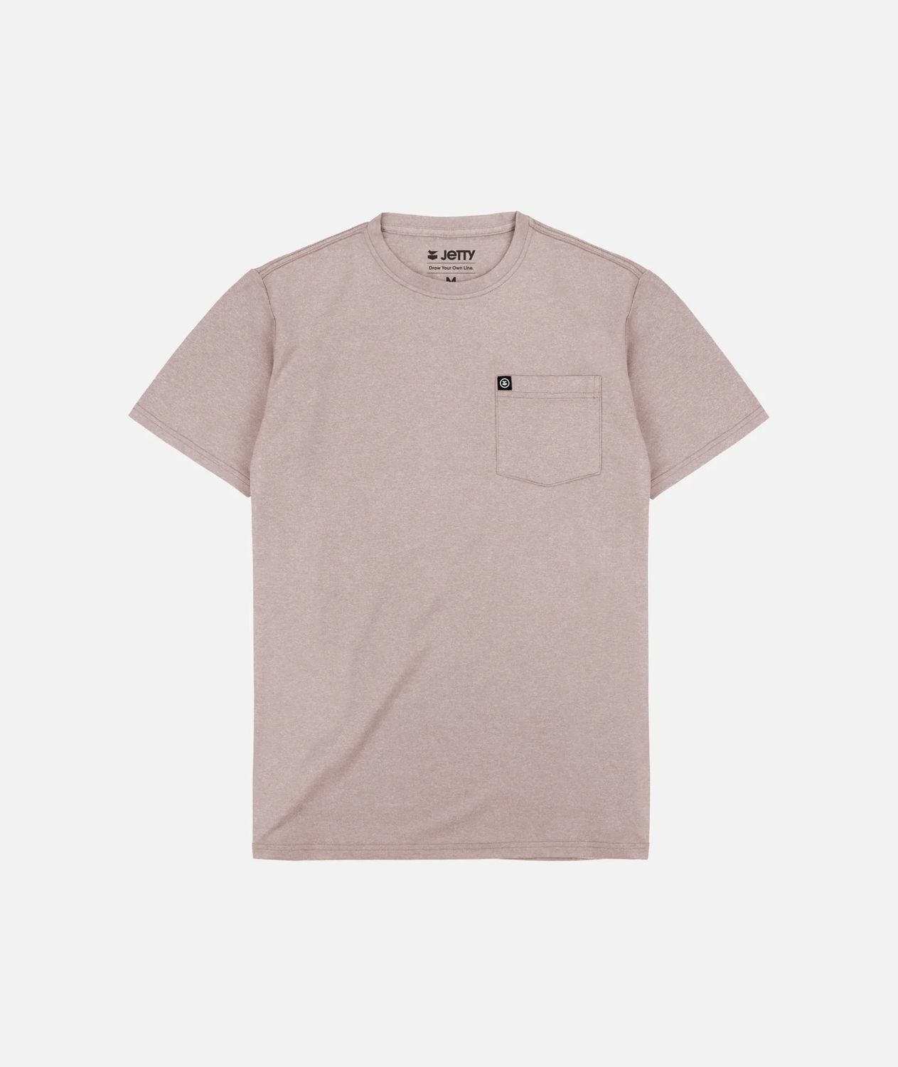MAIN IMAGE OF JETTY MENS STRIKER SURF SHORT SLEEVE SHIRT IN MAUVE SMALL WITH BREATHABLILITY