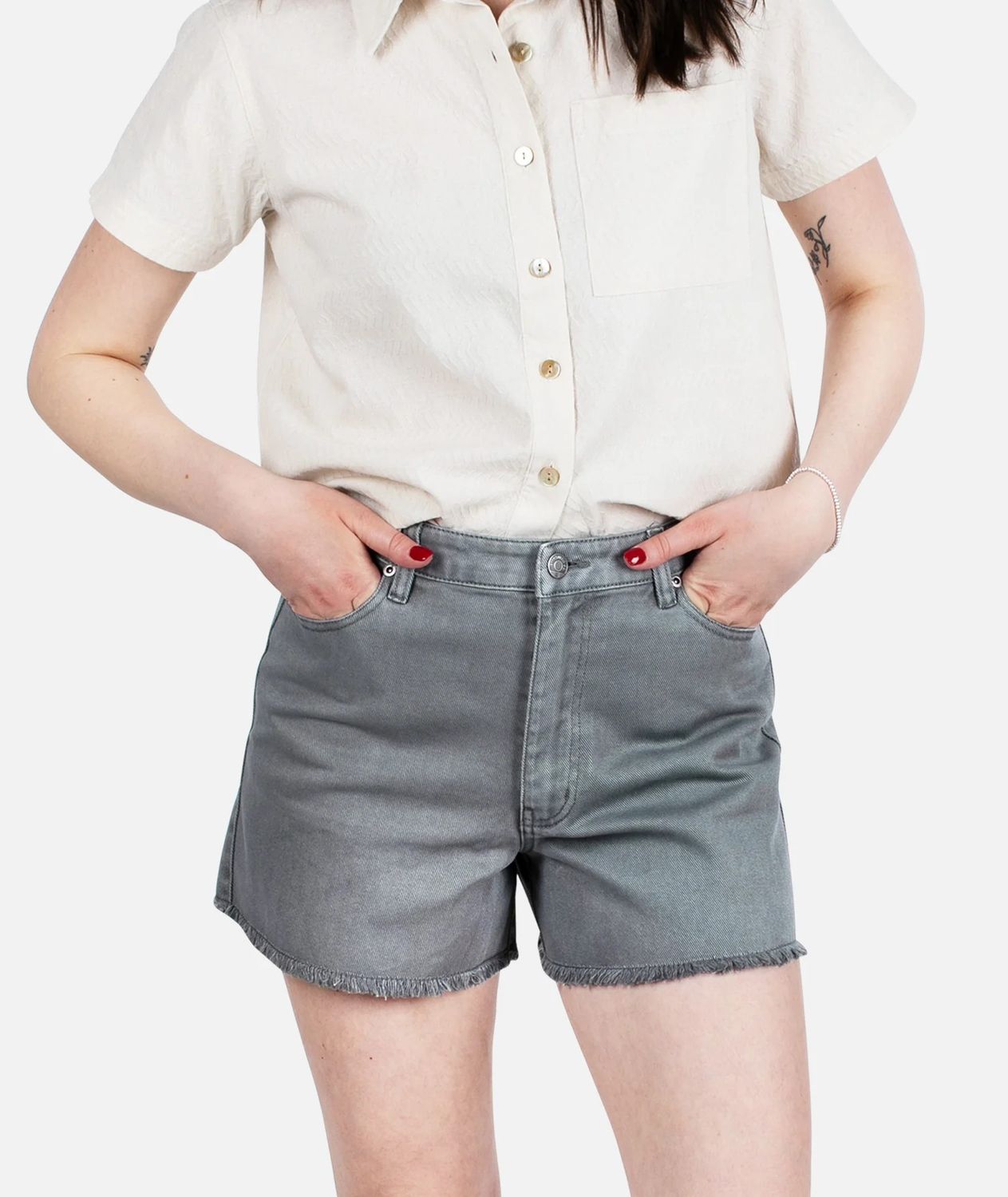 MAIN IMAGE OF JETTY WOMENS ELLE SHORT IN STORM 26 3.5&quot; WITH COMFORT