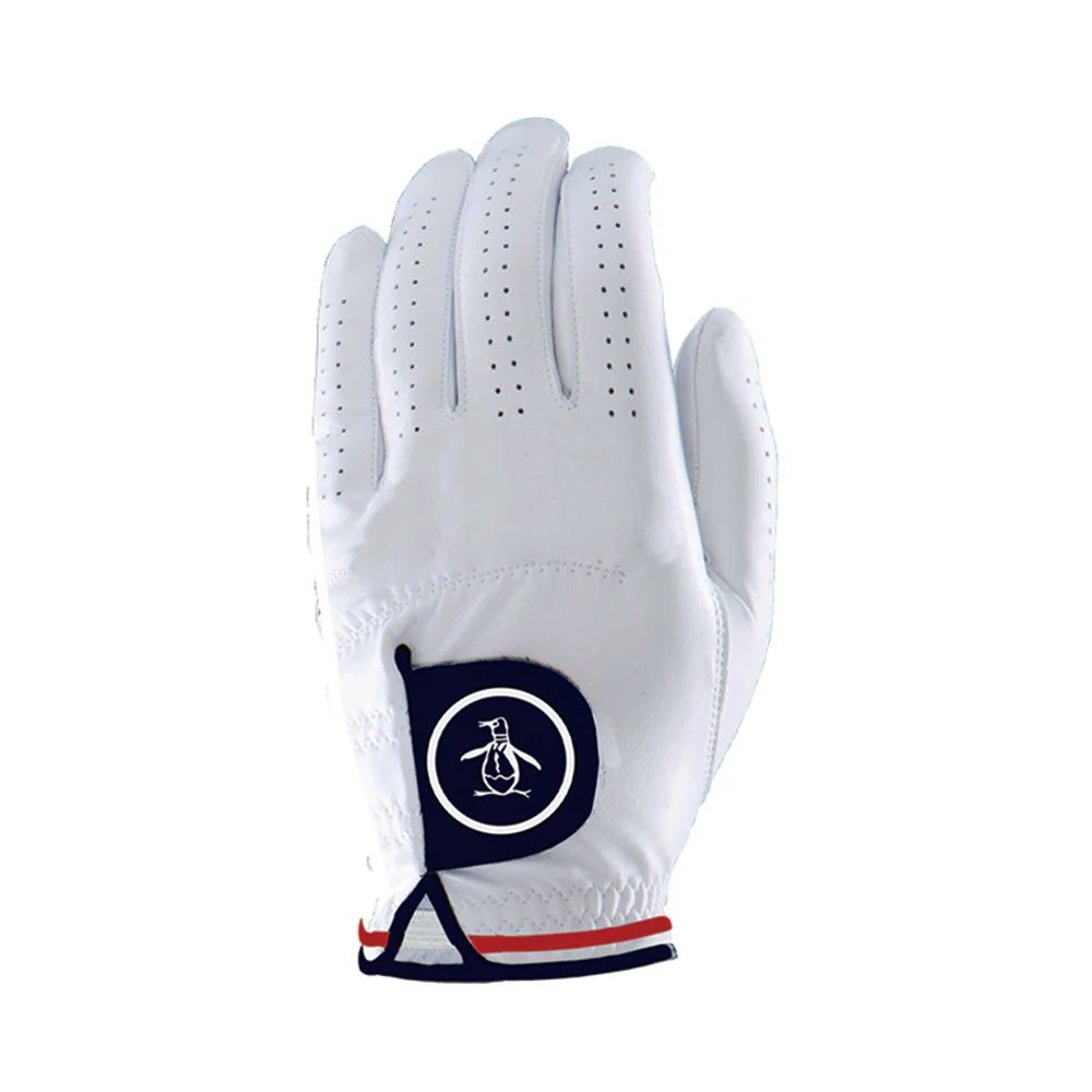 PENGUIN MENS PETE GOLF GLOVE 25, Size: MEDIUM, Color: BRIGHT WHITE, Hand: LEFT
