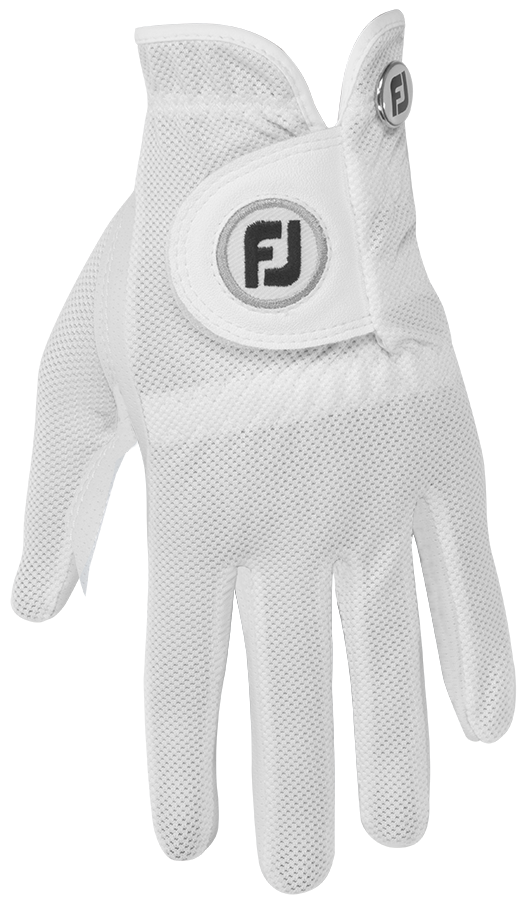 MAIN IMAGE OF FOOTJOY WOMENS STACOOLER GOLF GLOVE IN PEARL SMALL WITH MOISTURE CONTROL