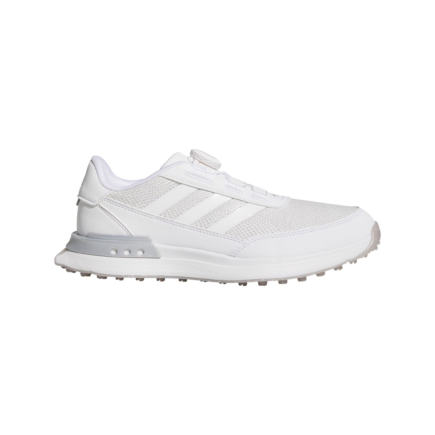 MAIN IMAGE OF ADIDAS WOMENS S2G SPIKELESS BOA GOLF SHOES IN WHITE/WHITE/SILVER METALLIC 6