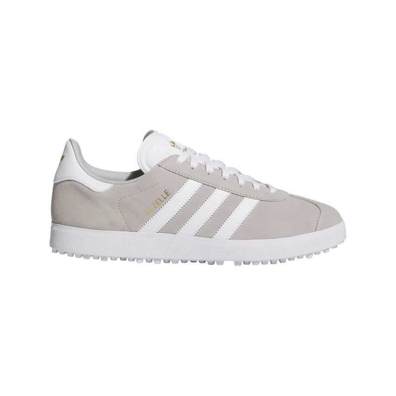 RIGHT VIEW OF ADIDAS MENS GAZELLE GOLF GOLF SHOES WITH CUSHIONING AND ALL-DAY GOLF COURSE COMFORT