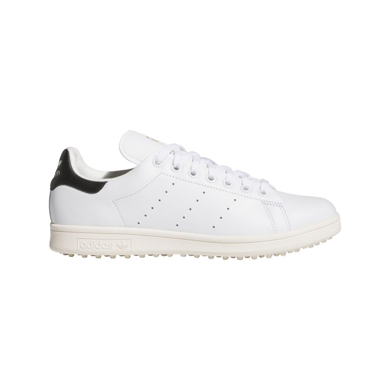 RIGHT VIEW OF ADIDAS MENS STAN SMITH GOLF SHOES WITH SPIKELESS TRACTION AND LIGHTWEIGHT FEEL