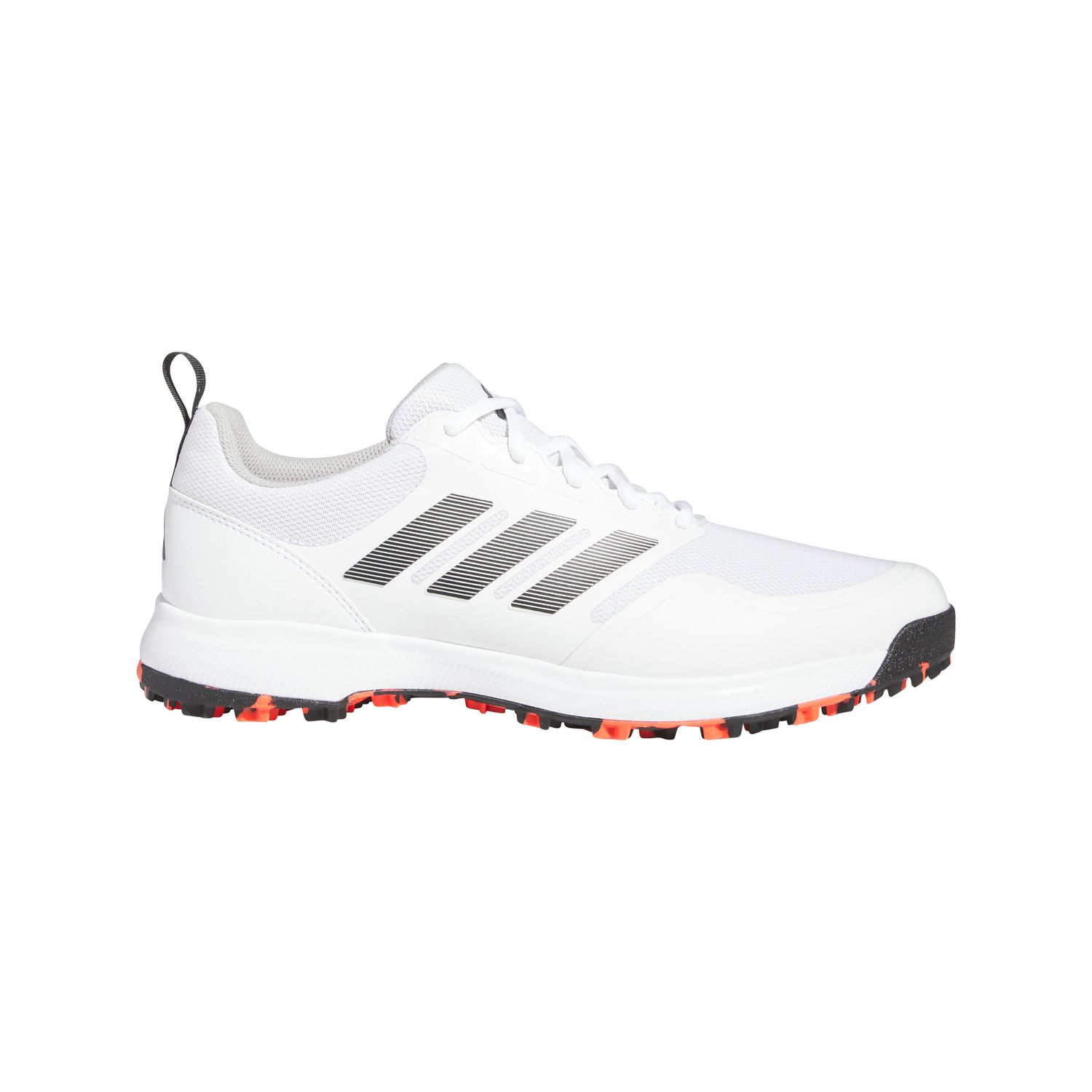 MAIN IMAGE OF ADIDAS MENS TECH RESPONSE SPIKELESS 3 GOLF SHOES IN WHITE/CORE BLACK/GREY TWO 8