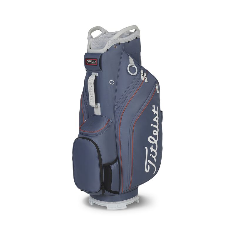 FRONT VIEW OF TITLEIST UNISEX CART 14-WAY CART BAG WITH LIGHTWEIGHT AND 14 FULL LENGTH DIVIDERS