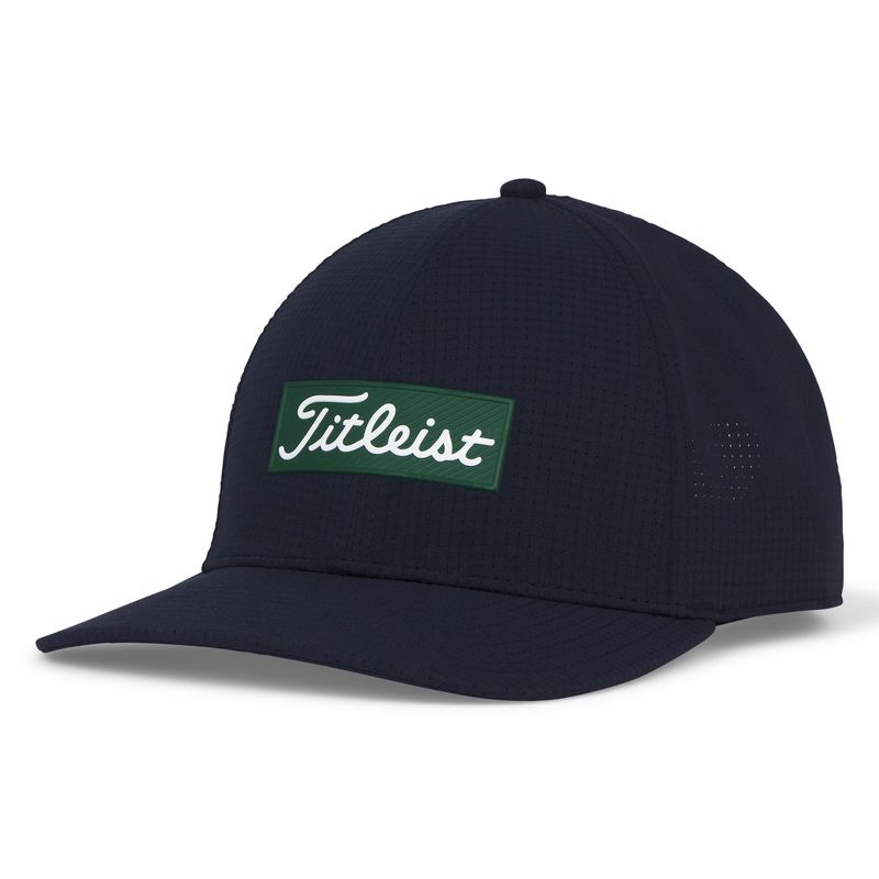 FRONT LEFT VIEW OF TITLEIST MENS OCEANSIDE HAT WITH ULTRA-LIGHTWEIGHT AND MOISTURE-WICKING