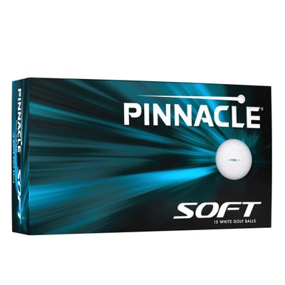 FRONT VIEW OF TITLEIST UNISEX PINNACLE SOFT GOLF BALL WITH ULTRA-SOFT FEEL AND LOW COMPRESSION