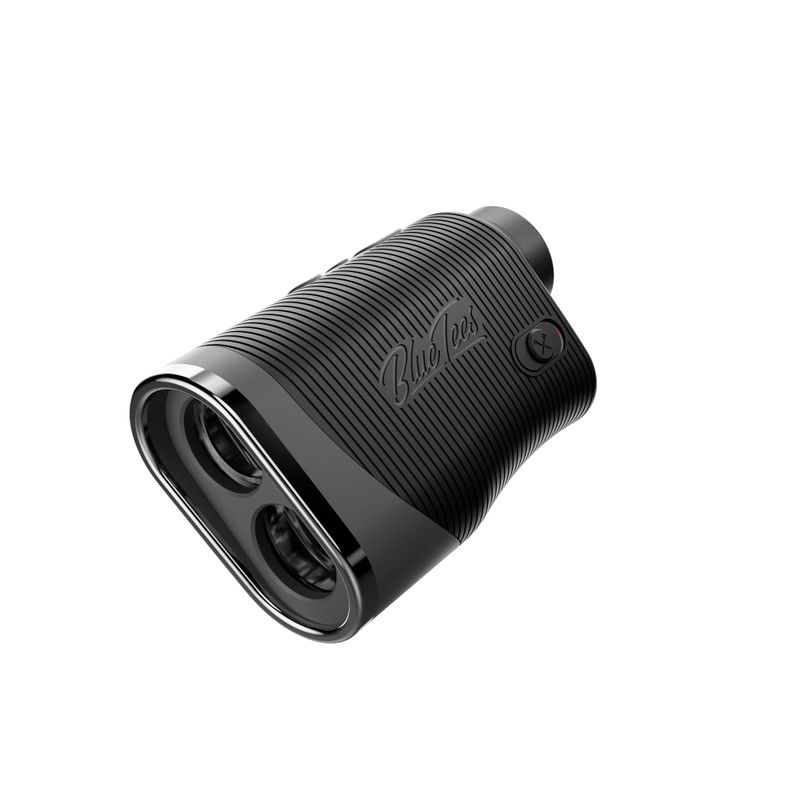 RIGHT SIDE VIEW OF BLUE TEES SERIES 3 MAX+ RANGEFINDER WITH SLOPE SWITCH AND WATER RESISTANCE