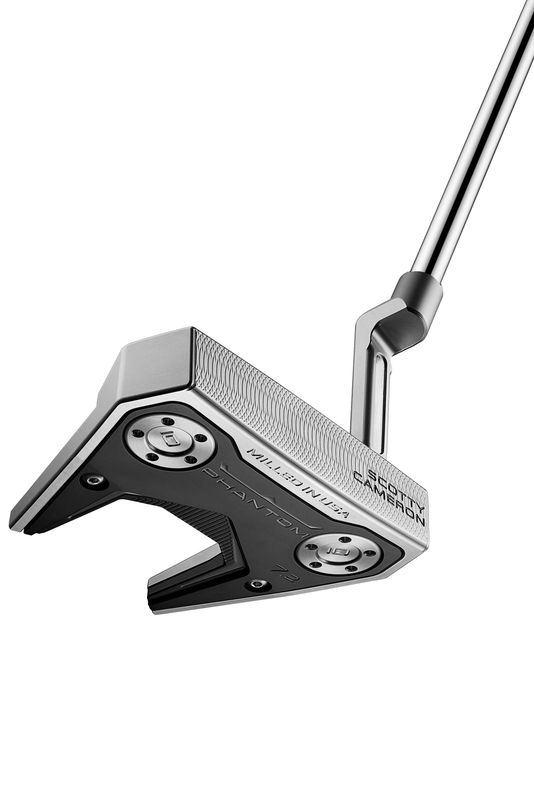 FRONT VIEW OF TITLEIST UNISEX SCOTTY CAMERON PHANTOM 7.2 PUTTER WITH EASY ALIGNMENT