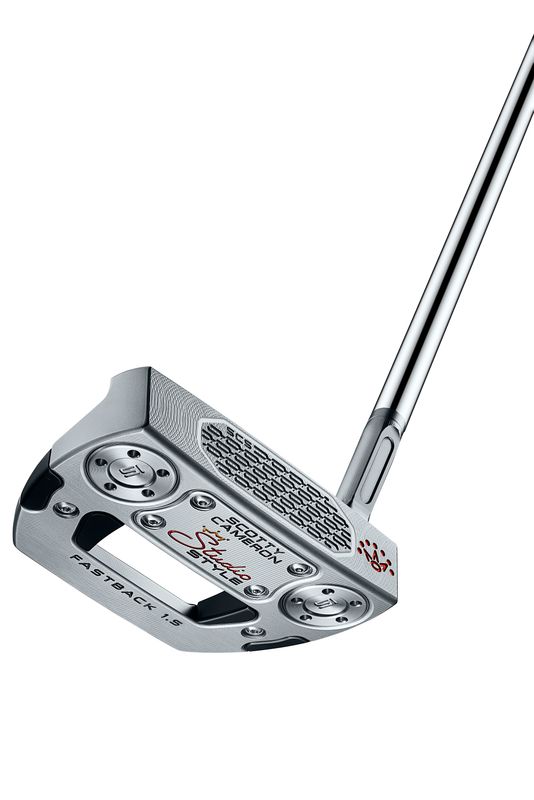 FRONT VIEW OF TITLEIST UNISEX SCOTTY CAMERON STUDIO STYLE FASTBACK 1.5 PUTTER WITH SOFTER SOUND