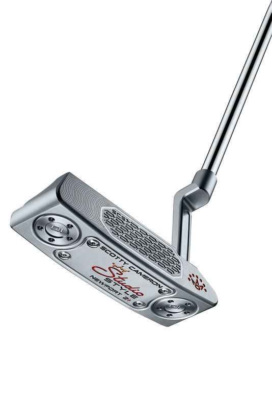 FRONT VIEW OF TITLEIST UNISEX SCOTTY CAMERON STUDIO STYLE NEWPORT 2 PLUS PUTTER WITH SOFT SOUND