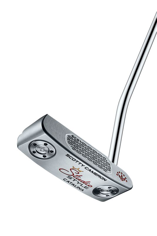 FRONT VIEW OF TITLEIST UNISEX SCOTTY CAMERON STUDIO STYLE CATALINA PUTTER WITH SOFT SOUND