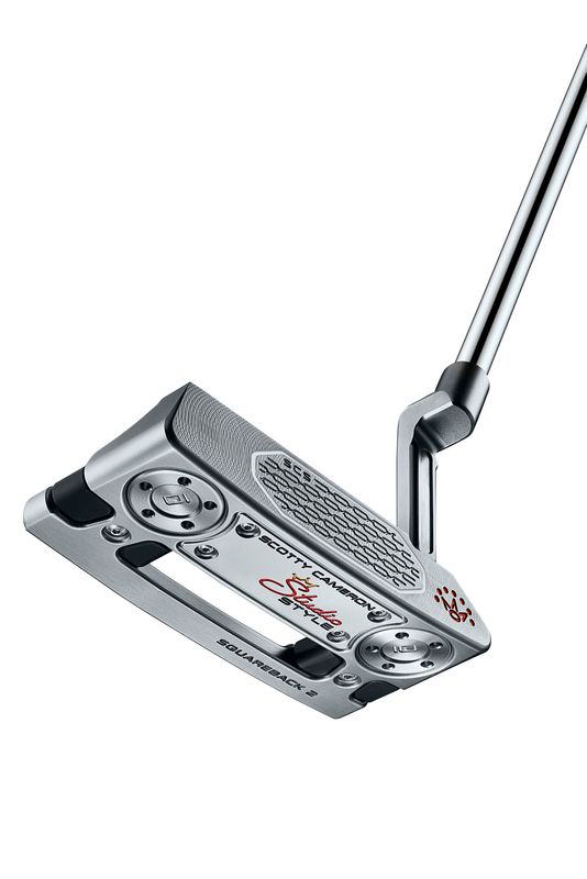 FRONT VIEW OF TITLEIST UNISEX SCOTTY CAMERON STUDIO STYLE SQUAREBACK 2 PUTTER WITH SOFT SOUND