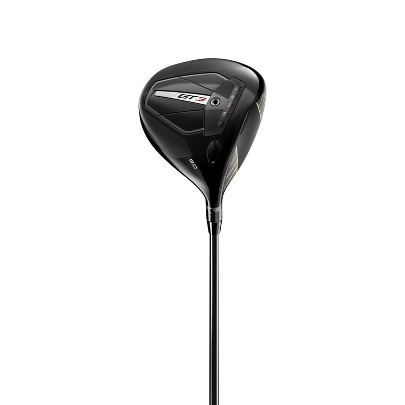 FRONT VIEW OF TITLEIST MENS GT3 DRIVER WITH MAXIMUM DISTANCE AND INCREASED CLUB HEAD SPEED