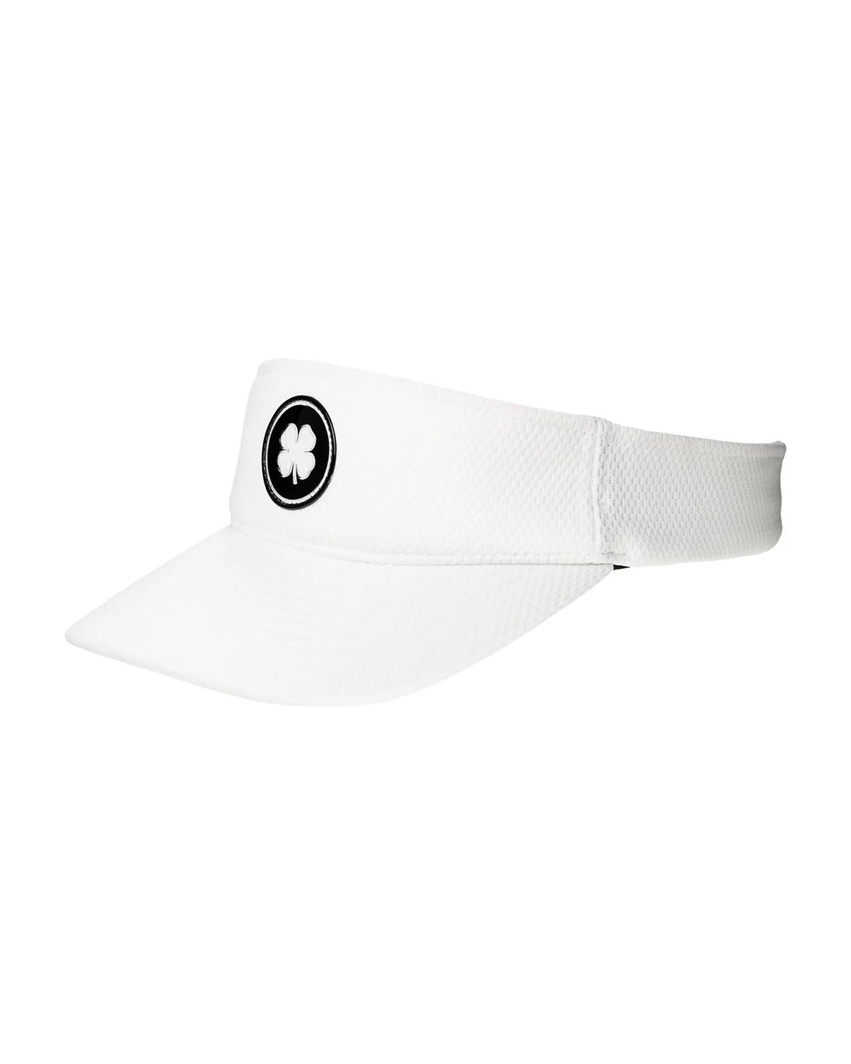 BLACK CLOVER UNISEX CLEAR 1 VISOR 24, Color: TPU PATCH CLOVER/WHITE, Size: ADJUSTABLE