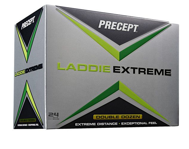 MAIN IMAGE OF BRIDGESTONE UNISEX LADDIE EXTREME GOLF BALL IN WHITE 24 COUNT WITH MAXIMUM DISTANCE