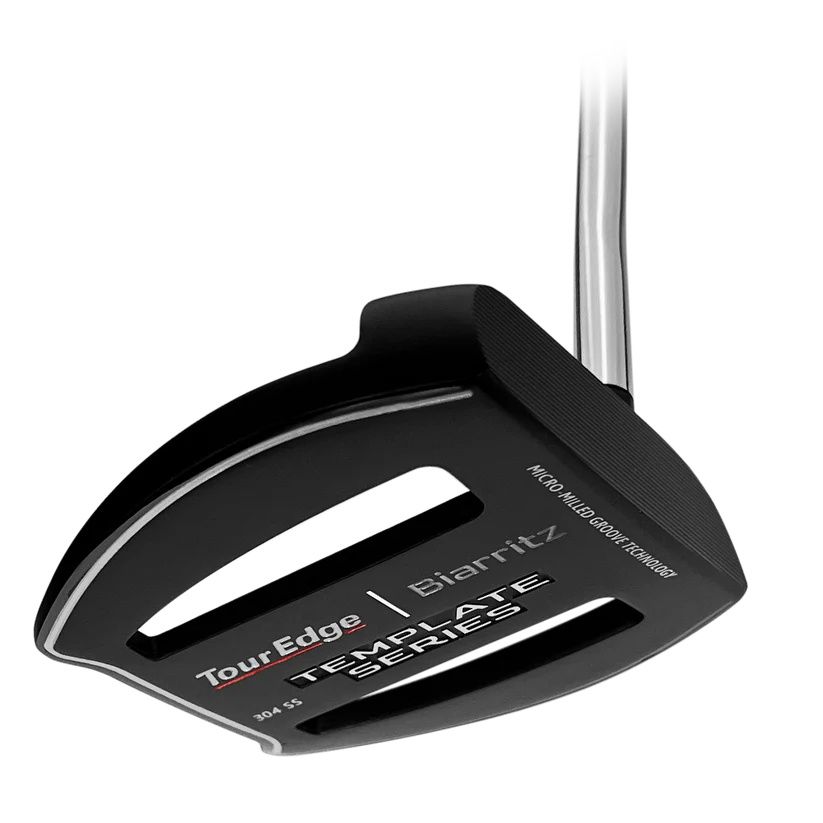 MAIN IMAGE OF TOUR EDGE UNISEX TEMPLATE BLACK PVD BIARRITZ PUTTER IN RIGHT 35&quot; STEEL