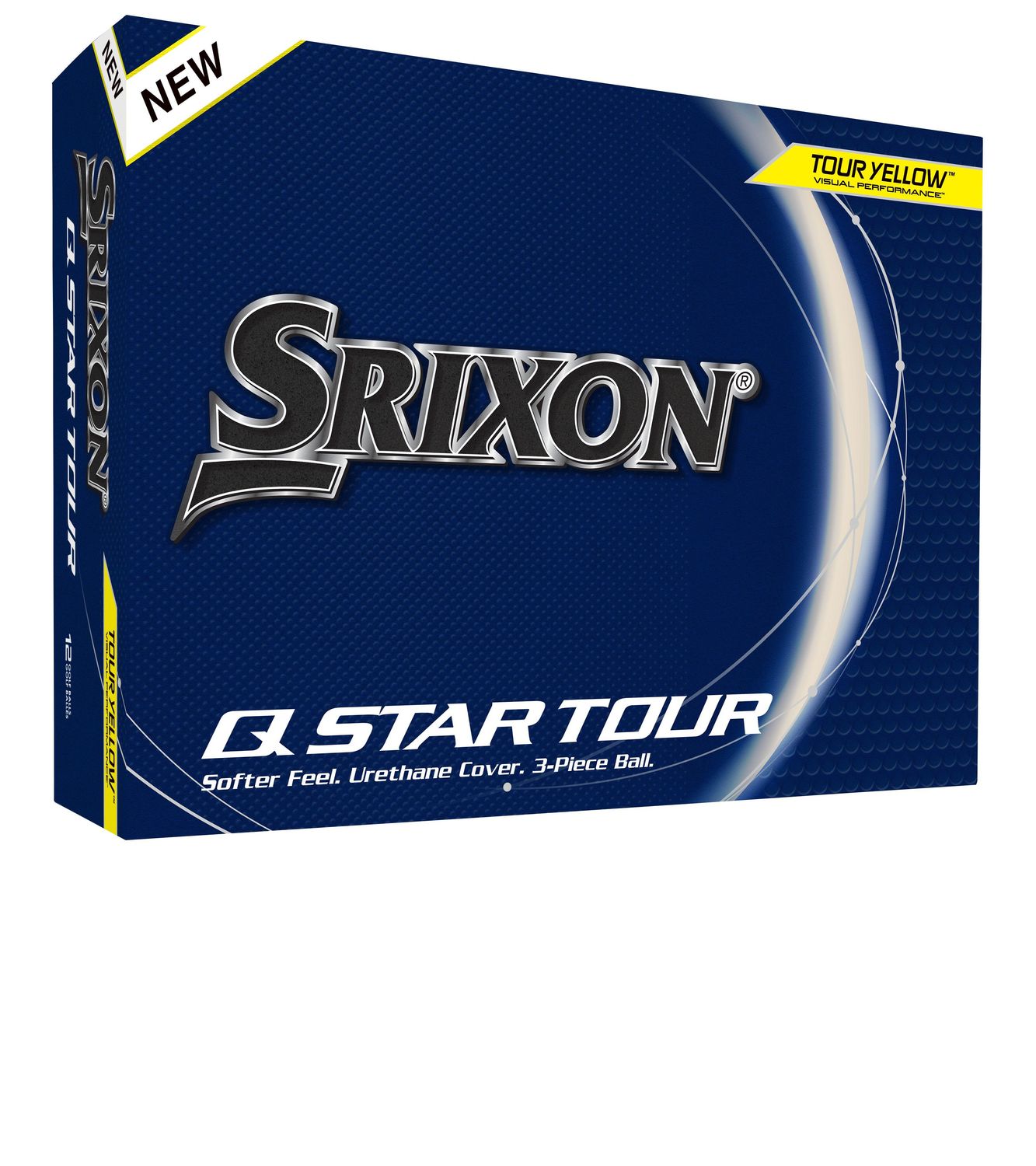 SRIXON UNISEX Q-STAR TOUR GOLF BALL 25, Color: YELLOW, Size: DOZEN