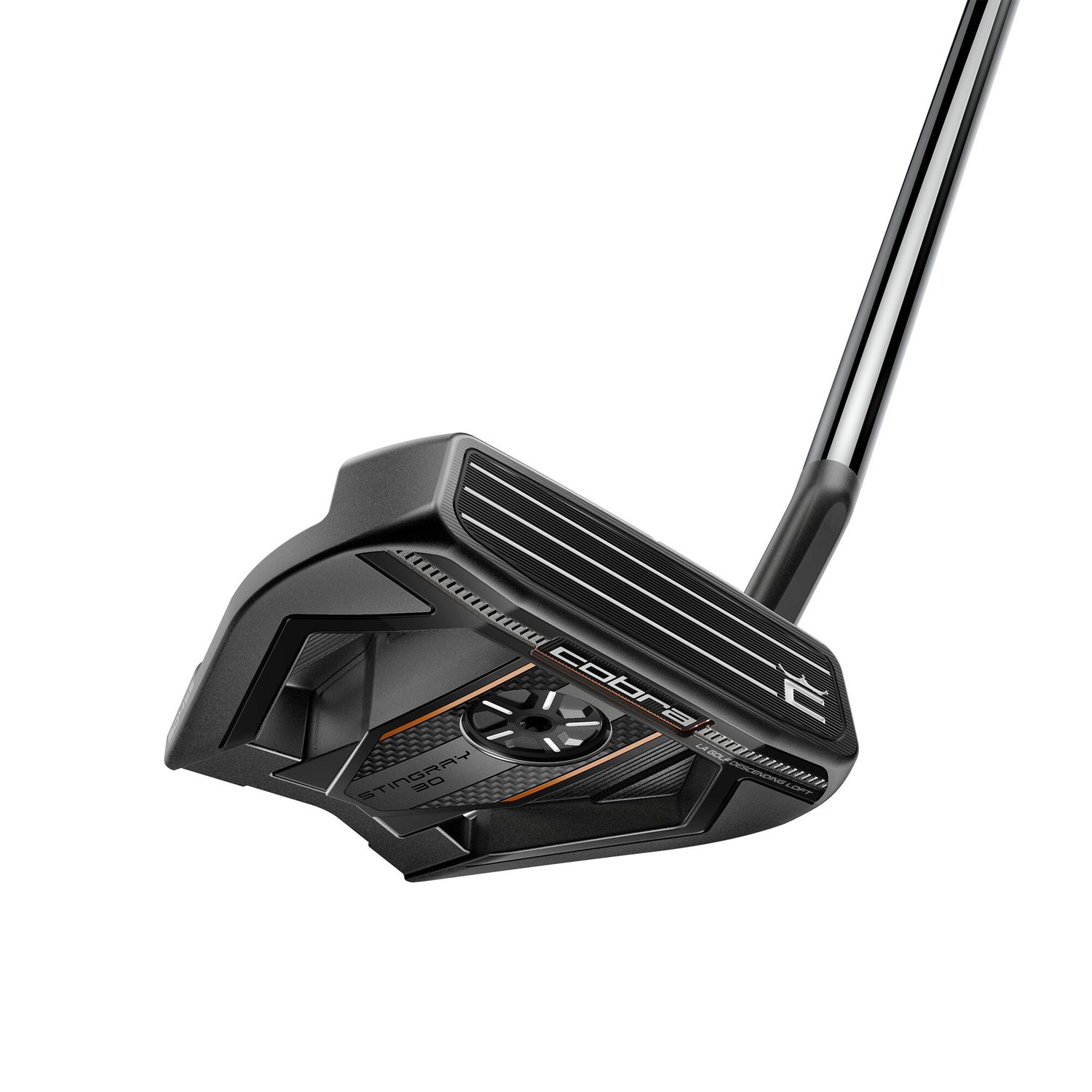 MAIN IMAGE OF COBRA UNISEX VINTAGE STINGRAY-30 SLANT NECK PUTTER IN RIGHT 35&quot; STEEL WITH SOFT FEEL