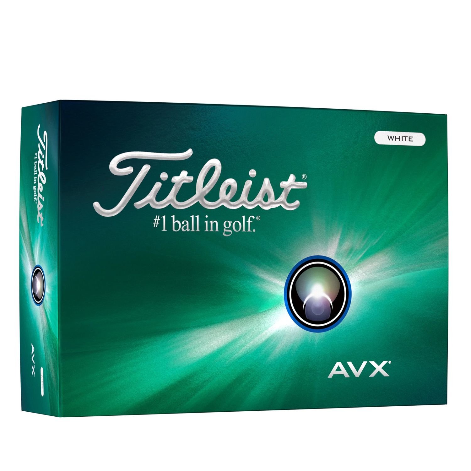 TITLEIST UNISEX AVX GOLF BALL 25, Color: WHITE, Size: DOZEN