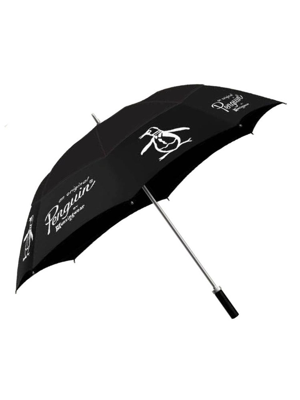 PENGUIN UNISEX TOUR UMBRELLA 25, Color: CAVIAR, Size: 68&quot;