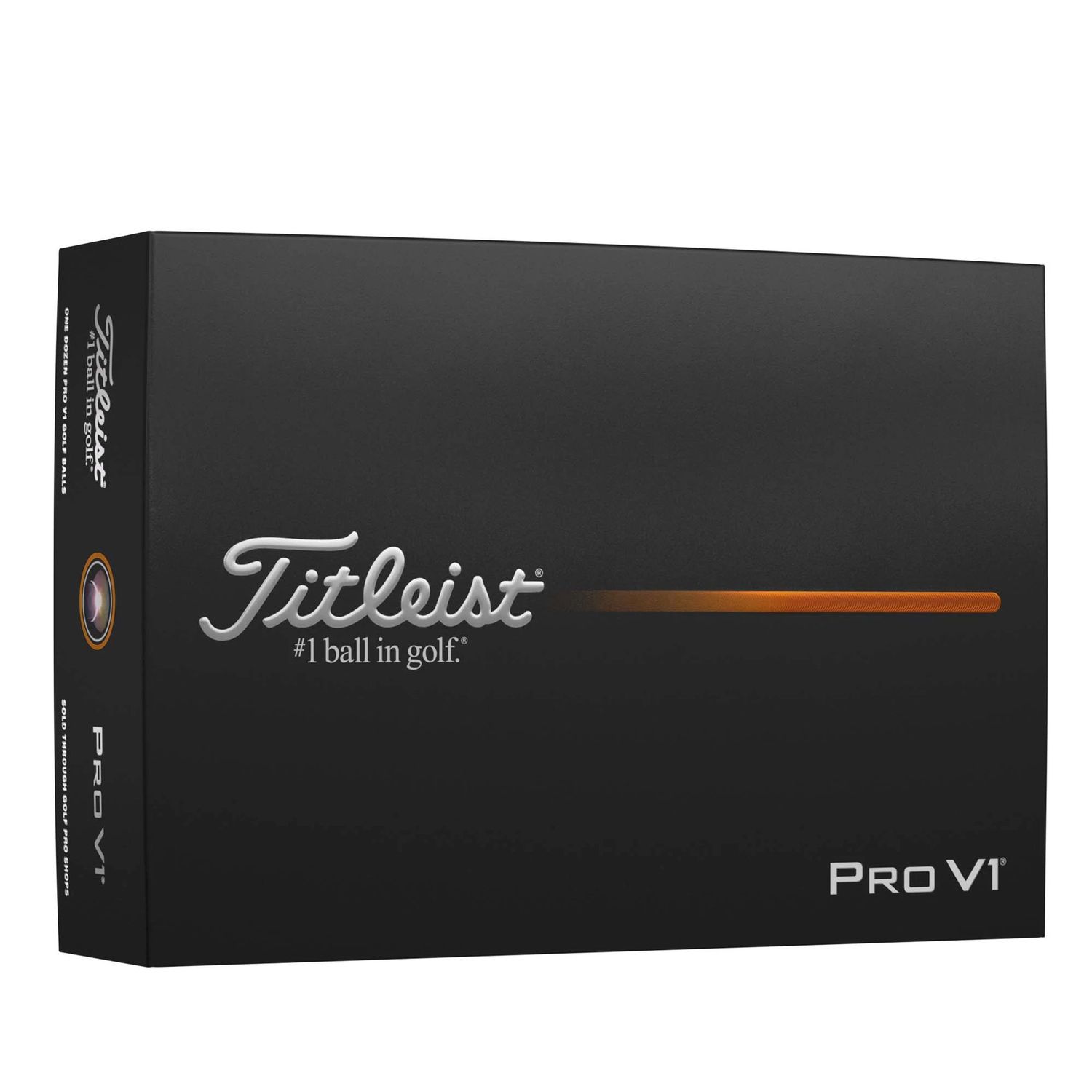 TITLEIST UNISEX PRO V1 GOLF BALL 25, Color: WHITE, Size: DOZEN