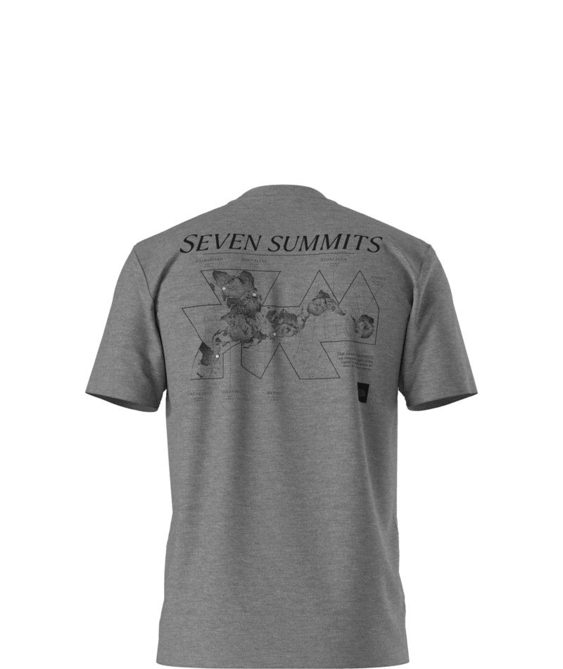 THE NORTH FACE MENS TNF™ SUMMITS SHORT SLEEVE SHIRT 25, Color: TNF MEDIUM GREY HEATHER, Size: MEDIUM