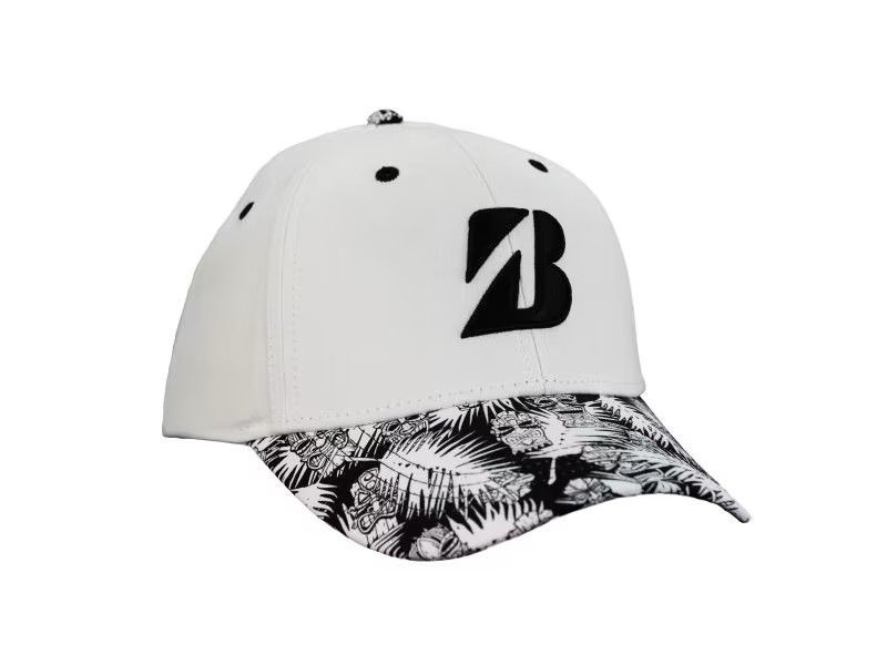 MAIN IMAGE OF BRIDGESTONE MENS OHANA HAT IN BLACK ADJUSTABLE WITH MOISTURE WICKING SWEATBAND