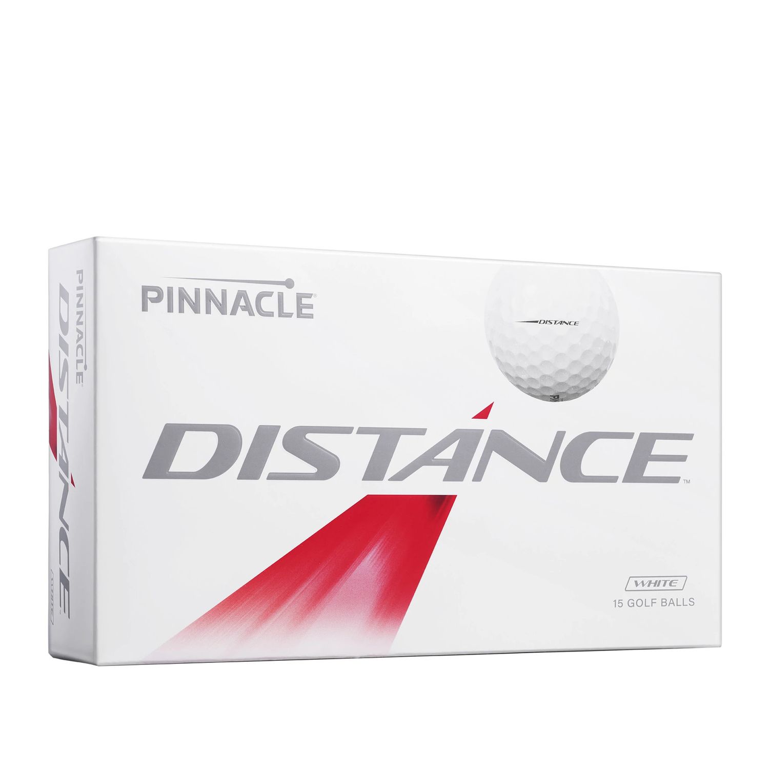 TITLEIST UNISEX PINNACLE DISTANCE GOLF BALL 25, Color: WHITE, Size: 15 COUNT