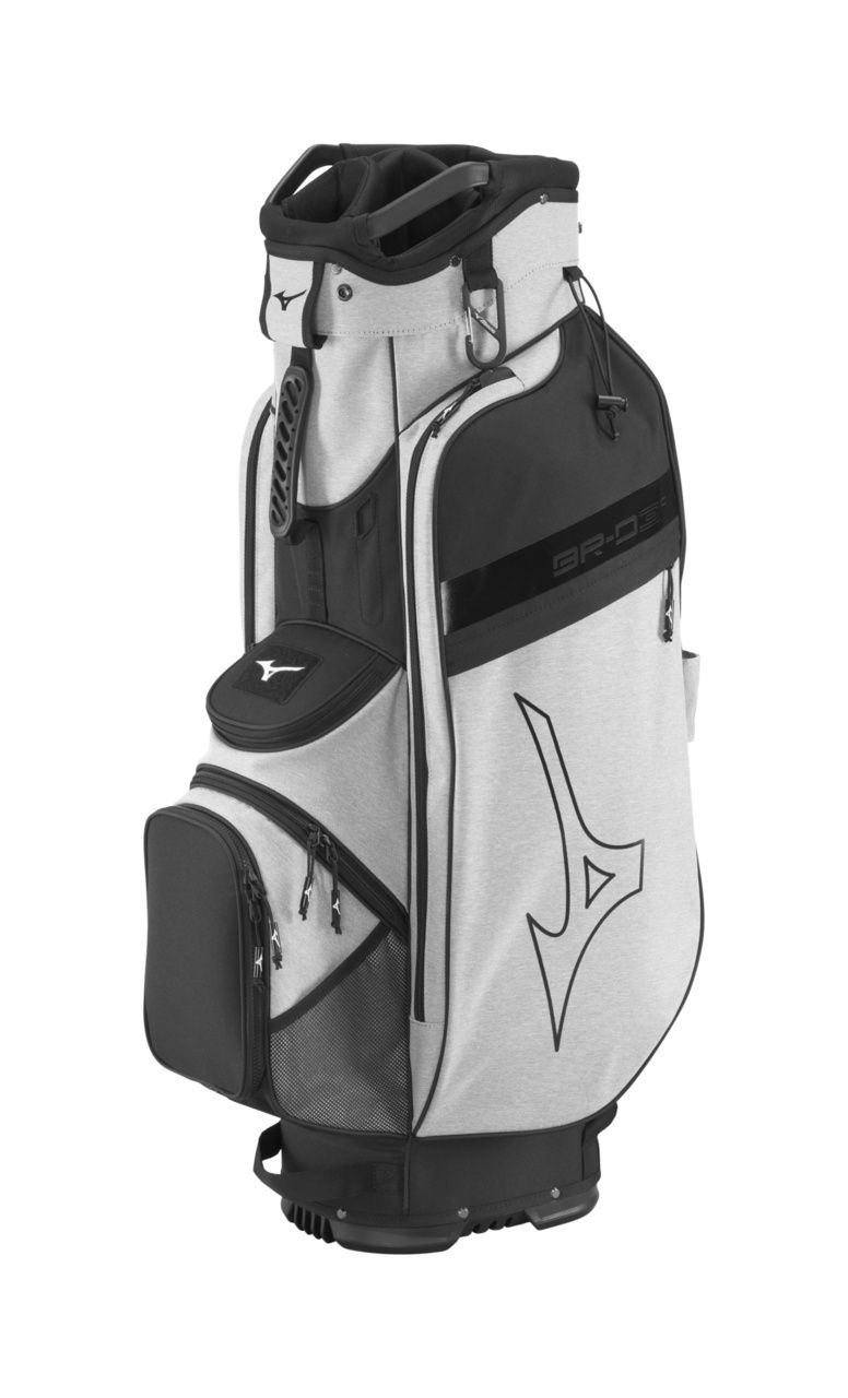 MAIN IMAGE OF MIZUNO UNISEX BR-D3C 7-WAY CART BAG IN HEATHERED GREY WITH LARGE POCKETS