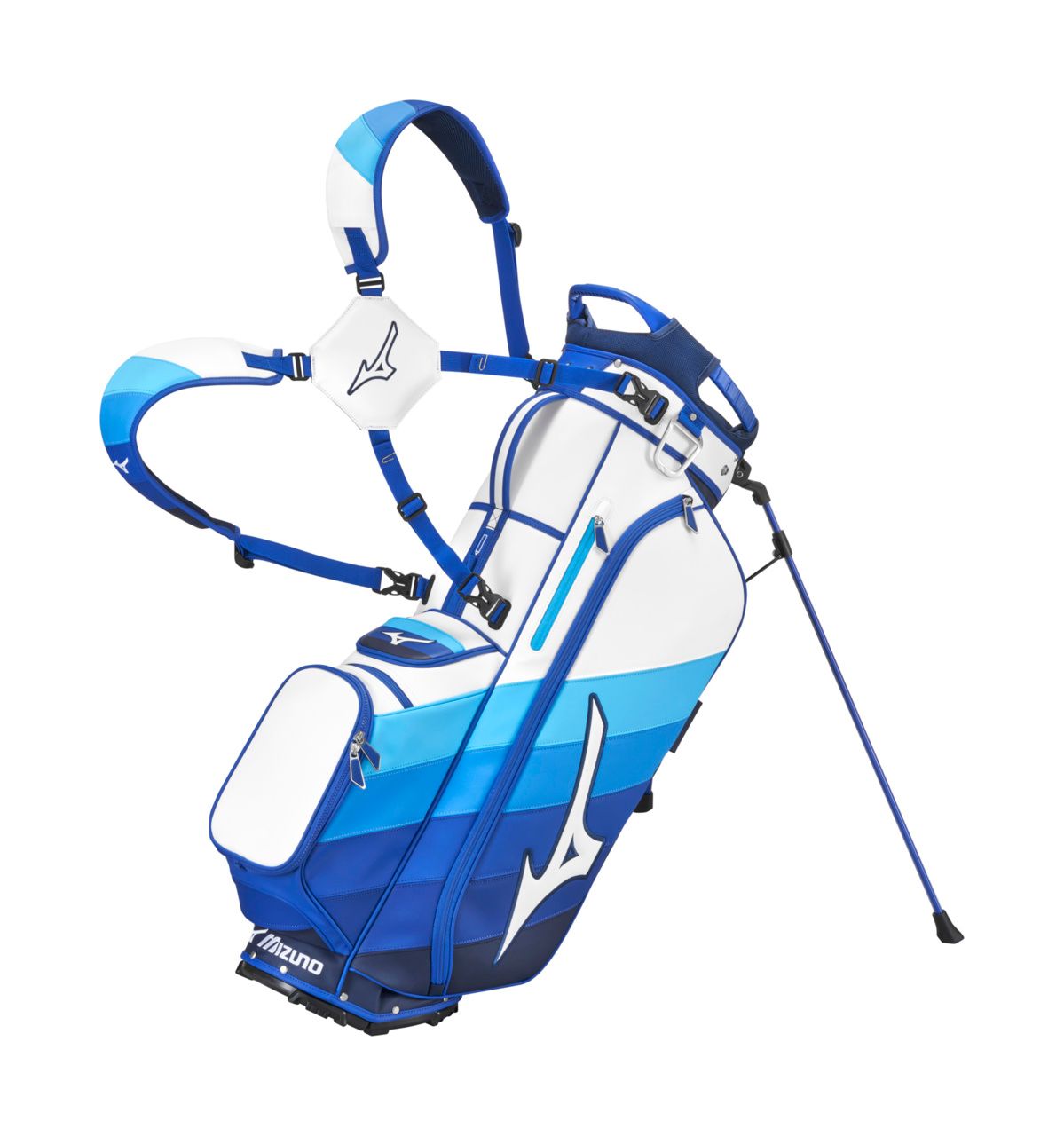 MAIN IMAGE OF MIZUNO UNISEX TOUR 5-WAY STAND BAG IN STAFF WITH PREMIUM MATERIALS