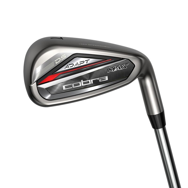 BACK VIEW OF COBRA MENS DARKSPEED-ADAPT MAX IRON SET WITH MAXIMUM FORGIVENESS AND GAME IMPROVEMENT