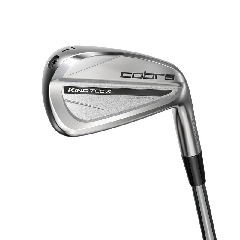 BACK VIEW OF COBRA MENS KING TEC-X IRON SET WITH MAXIMUM FORGIVENESS AND INCREASED DISTANCE