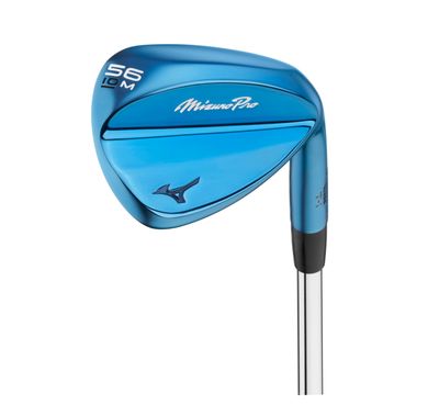 FRONT VIEW OF MIZUNO UNISEX PRO T1 BLUE ION WEDGE WITH SPIN CONTROL AND SHOT VERSATILITY