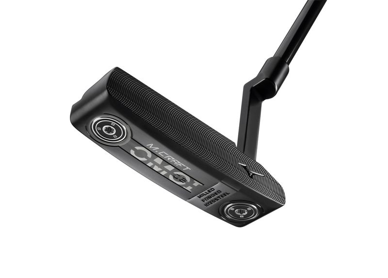 FRONT VIEW OF MIZUNO UNISEX M-CRAFT OMOI TYPE 02 PUTTER WITH MILLED FACE AND BLADE PUTTER DESIGN