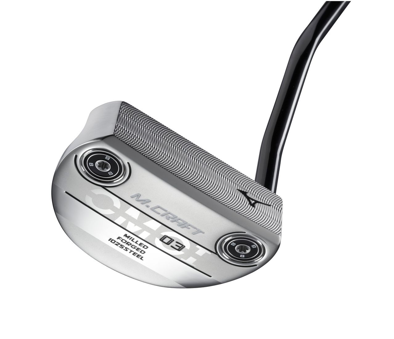 MAIN IMAGE OF MIZUNO UNISEX M-CRAFT OMOI TYPE 03 PUTTER IN CHROME RIGHT 35&quot; WITH MILLED FACE