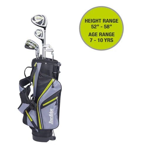 MAIN IMAGE OF TOUR EDGE YOUTH HL-J JUNIOR BOX SET IN LIME GREEN LEFT 7-10 YEARS WITH VALUE